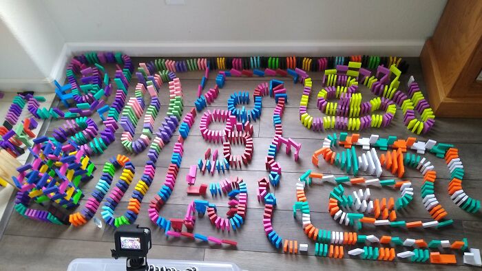 I Am A Domino Artist 0n Youtube, Here Are 10 Different Photos Of Projects I Have Made