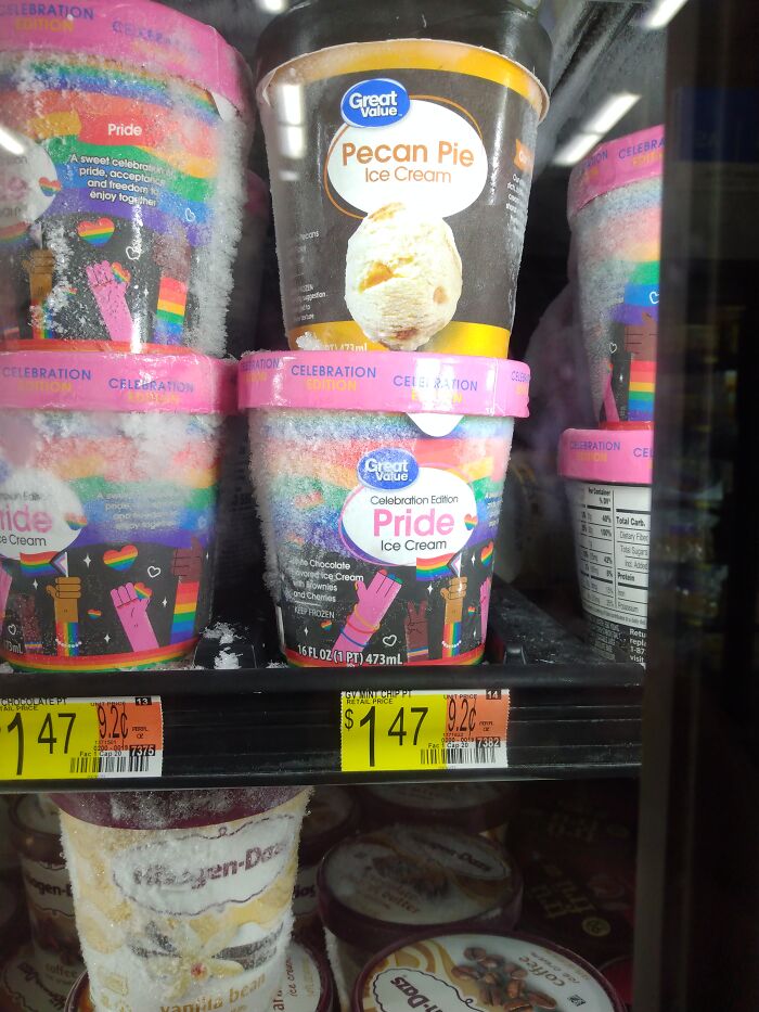 Pride Ice Cream From Walmart 🏳️‍🌈