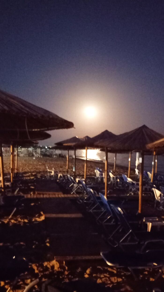 Not Most Recent, But - Beach On A Full Moon