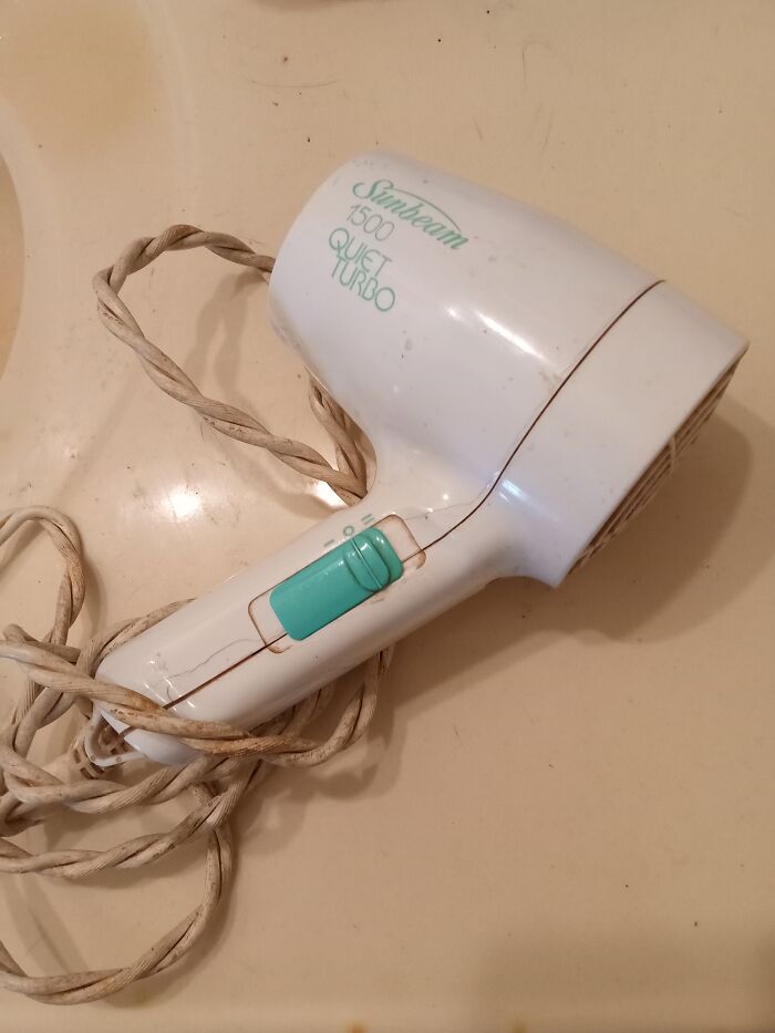 Sunbeam Hairdryer, Bought Sometime In The Late 1980's. Still Working!