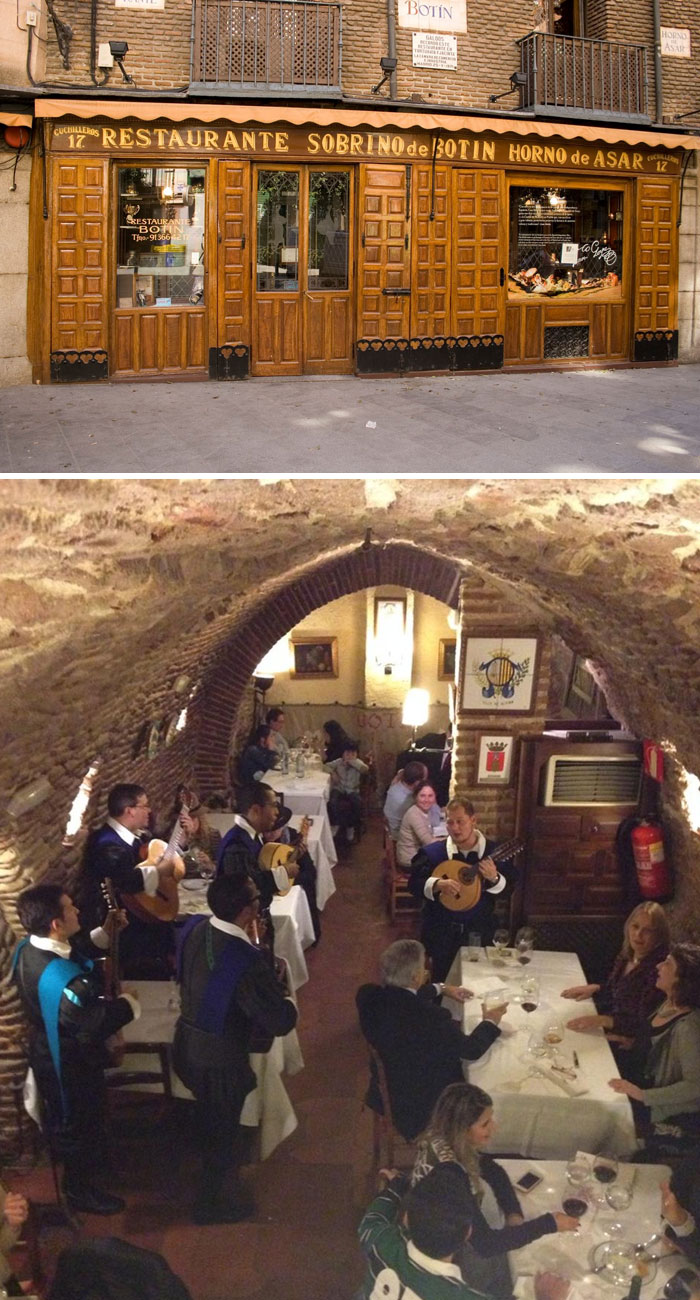 El Restaurante Botín Is The Oldest Restaurant In The World (Opened In 1725) According To Guinness Record And It Is Located In Madrid, Spain