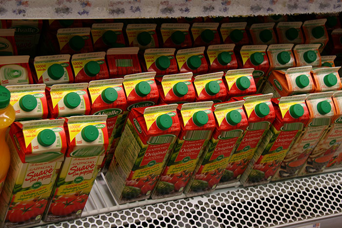 In Spanish Supermarkets, You Can Buy Ready-Made Gazpacho In Carton Packages