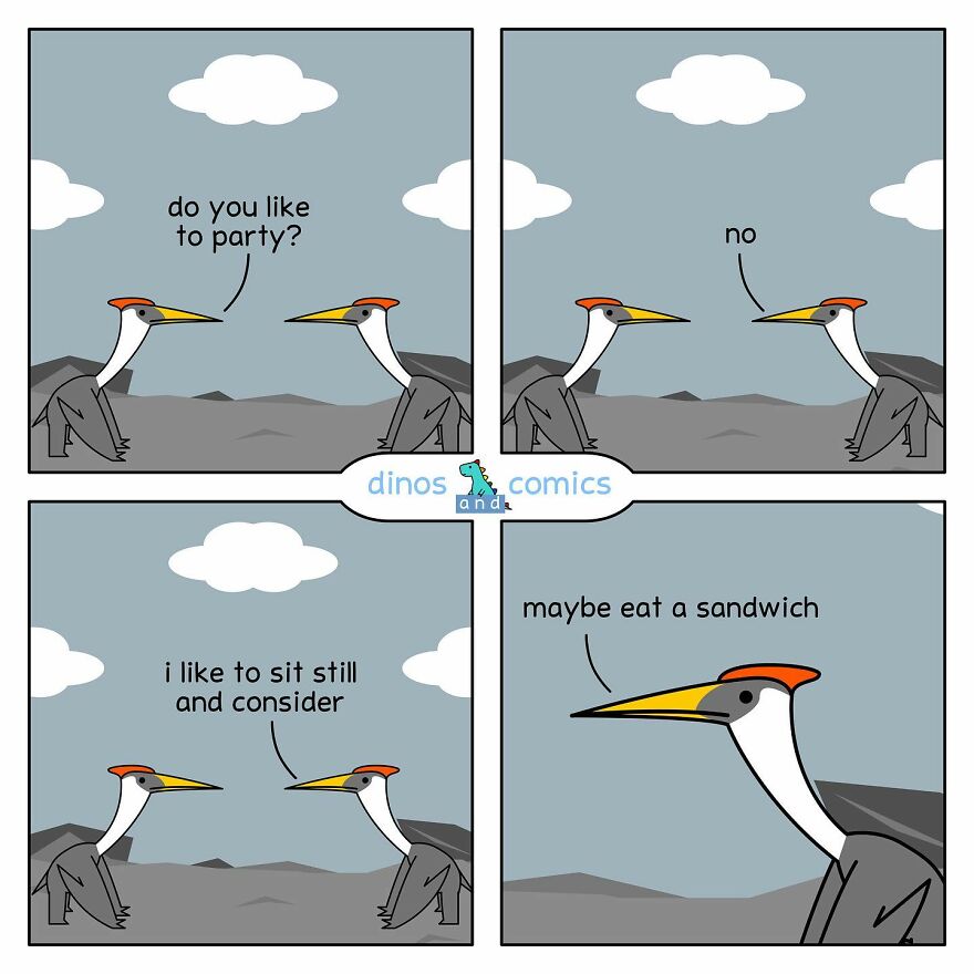 New Hilarious Dinosaur Comics About Mental Health