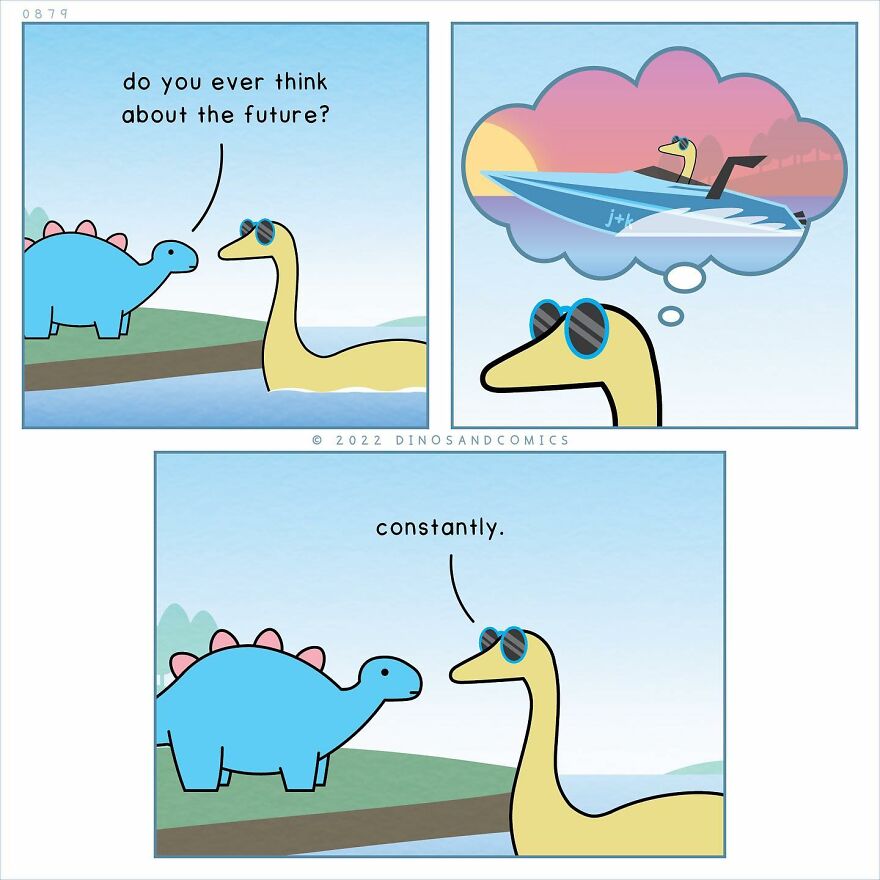 New Hilarious Dinosaur Comics About Mental Health
