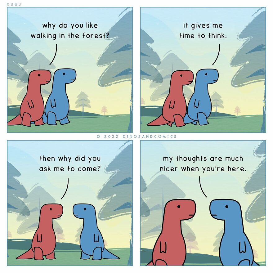New Hilarious Dinosaur Comics About Mental Health