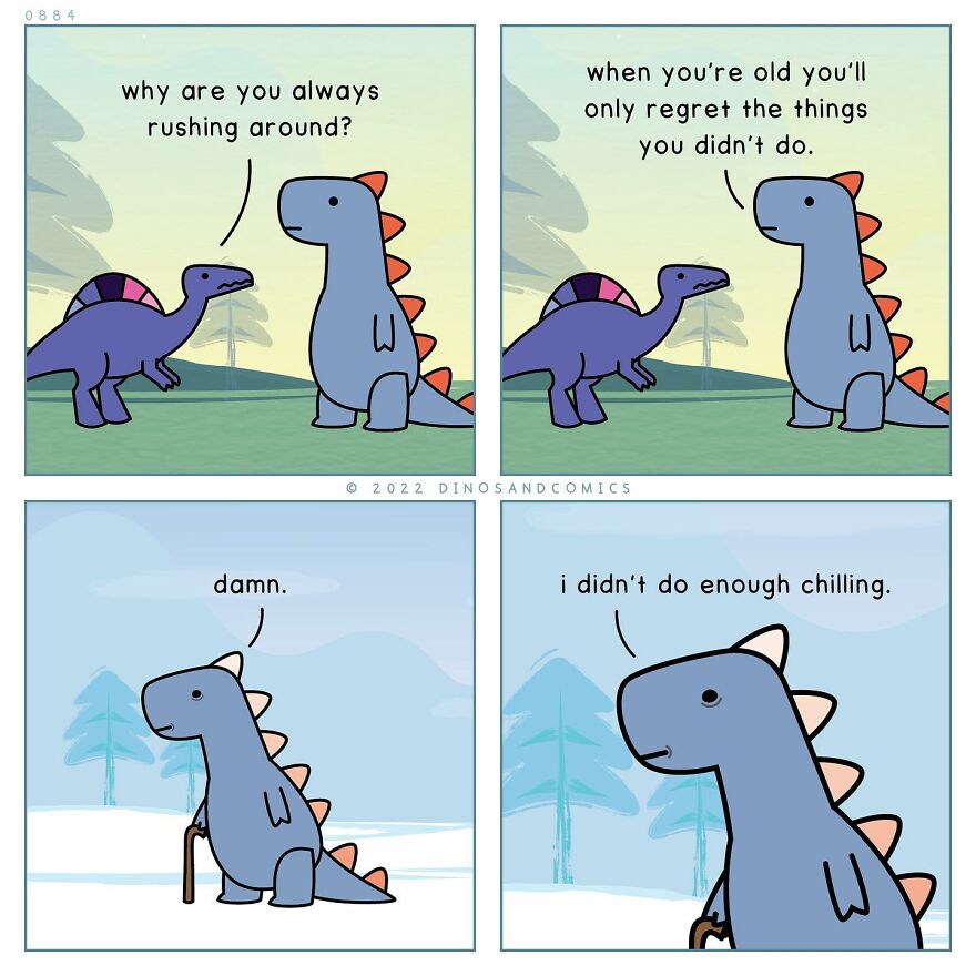 New Hilarious Dinosaur Comics About Mental Health