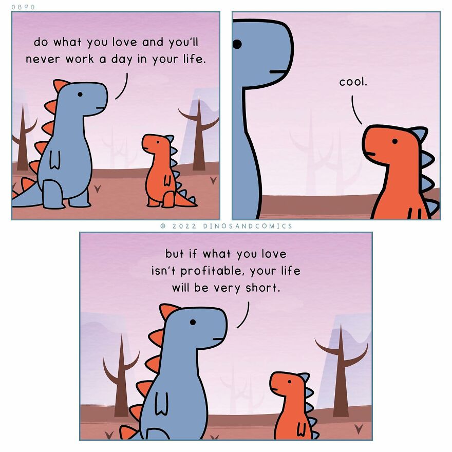 New Hilarious Dinosaur Comics About Mental Health