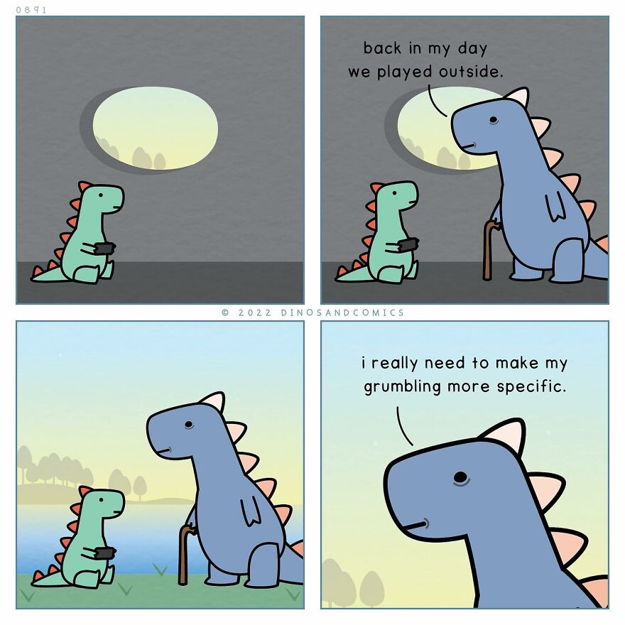 New Hilarious Dinosaur Comics About Mental Health
