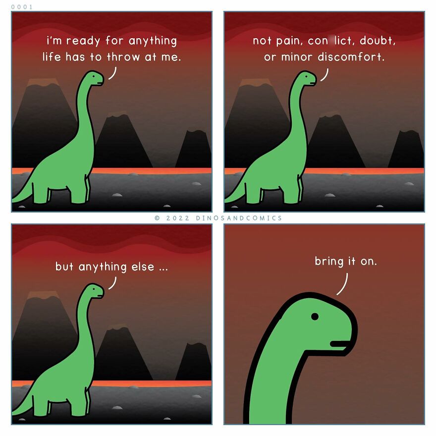 New Hilarious Dinosaur Comics About Mental Health