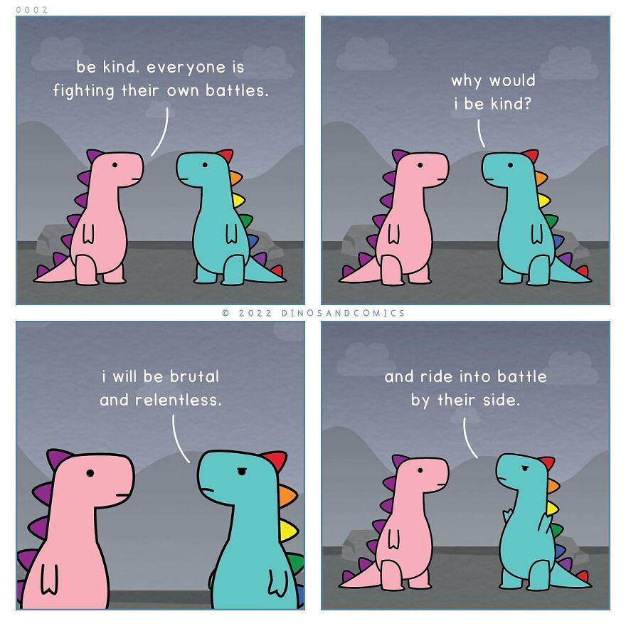 New Hilarious Dinosaur Comics About Mental Health