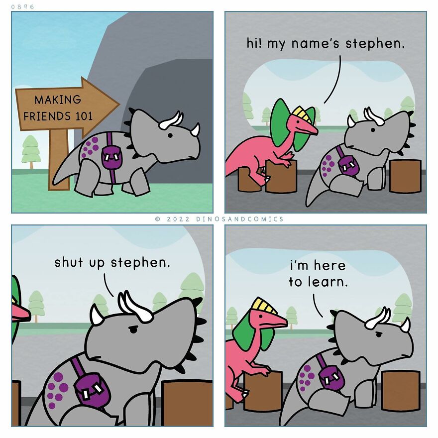 New Hilarious Dinosaur Comics About Mental Health