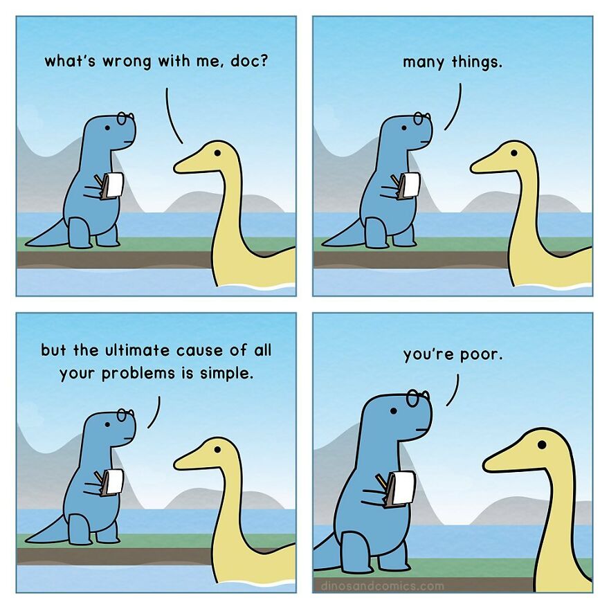 New Hilarious Dinosaur Comics About Mental Health