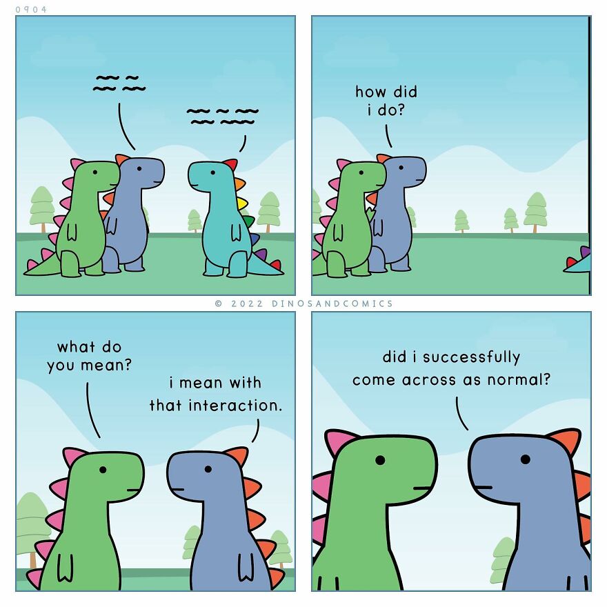 New Hilarious Dinosaur Comics About Mental Health