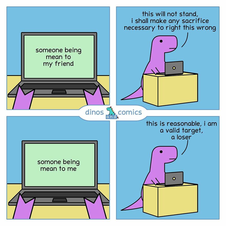 New Hilarious Dinosaur Comics About Mental Health
