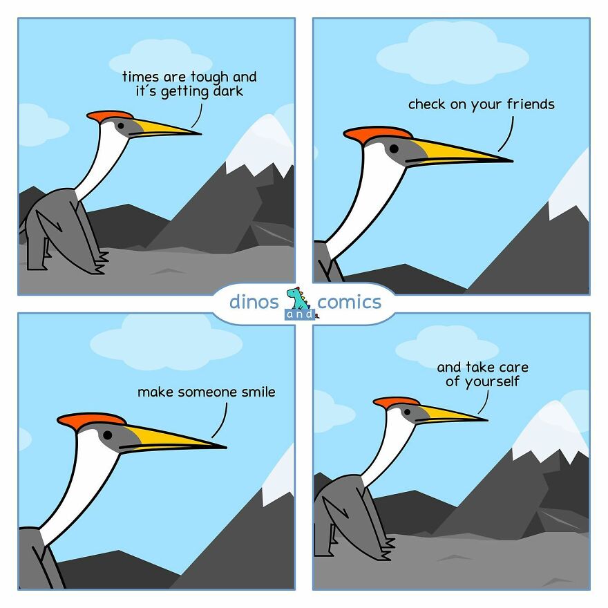 New Hilarious Dinosaur Comics About Mental Health