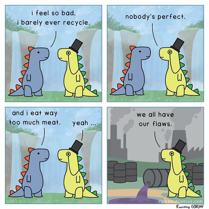 New Hilarious Dinosaur Comics About Mental Health