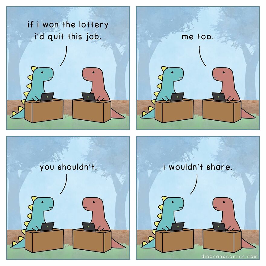 New Hilarious Dinosaur Comics About Mental Health