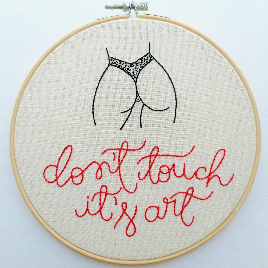 Here Are The 14 Naughtiest Embroideries we've Ever Made
