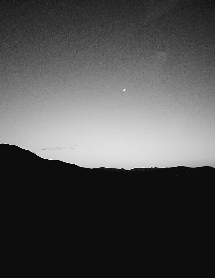 I Took This A While Ago On A Road Trip. I Did Make It A Bit Less Blurry But I Didn't Edit The Color At All. It Was Originally Black And White. Crazy, Huh?