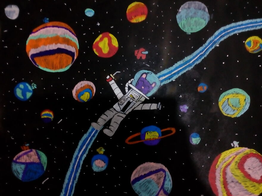 Some Of My Drawings Describing Myself( 10 Photos)