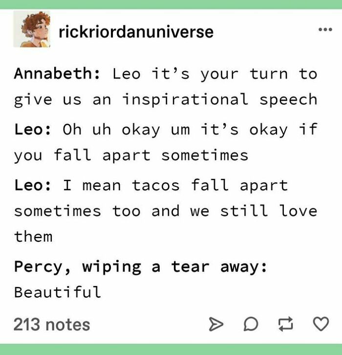 Tacos Make For A Good Speech