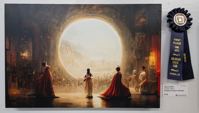 This AI-Generated Artwork Won 1st Place At Fine Arts Contest And Enraged Artists