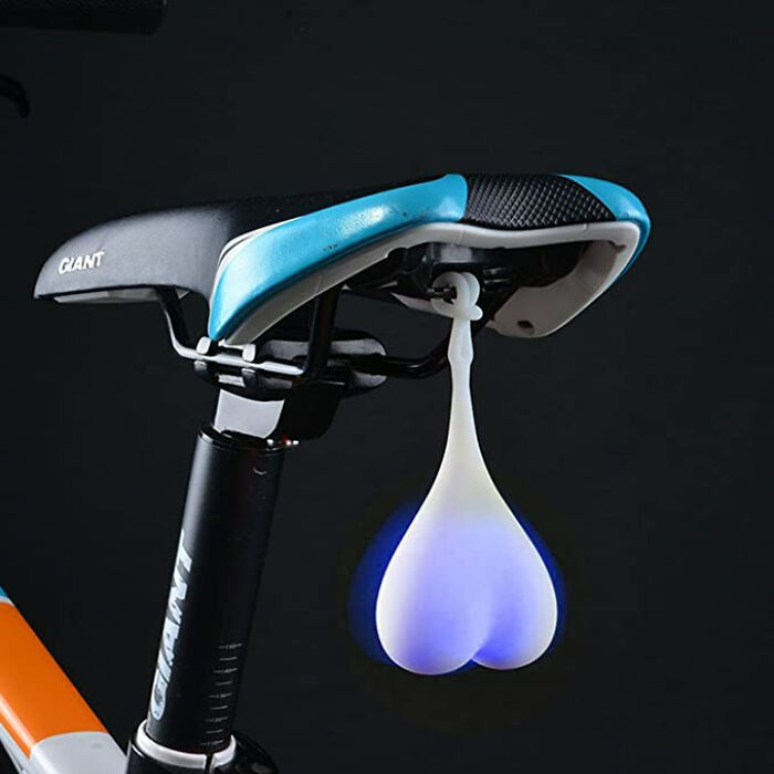 Luz de seguridad para bicicletas en “forma de corazón”