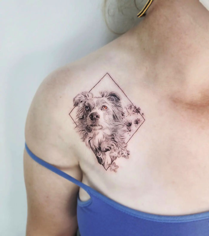 Precious Puppy Tattoo