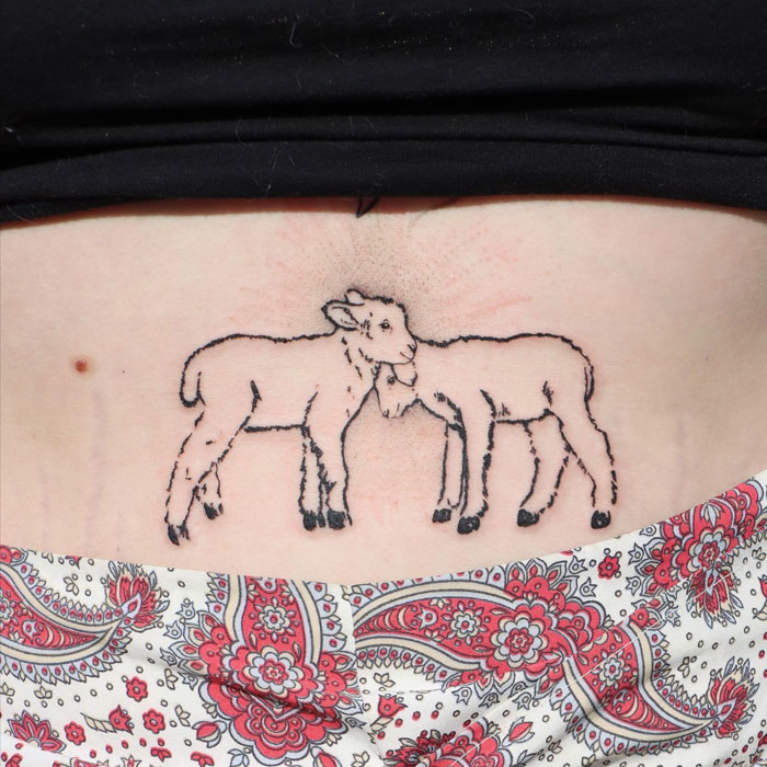 Baby Lambs Tattoo