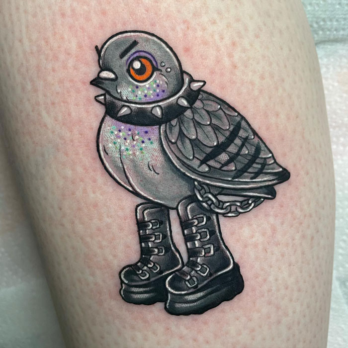 Pigeon. Tattoo design. by MozartMo on DeviantArt