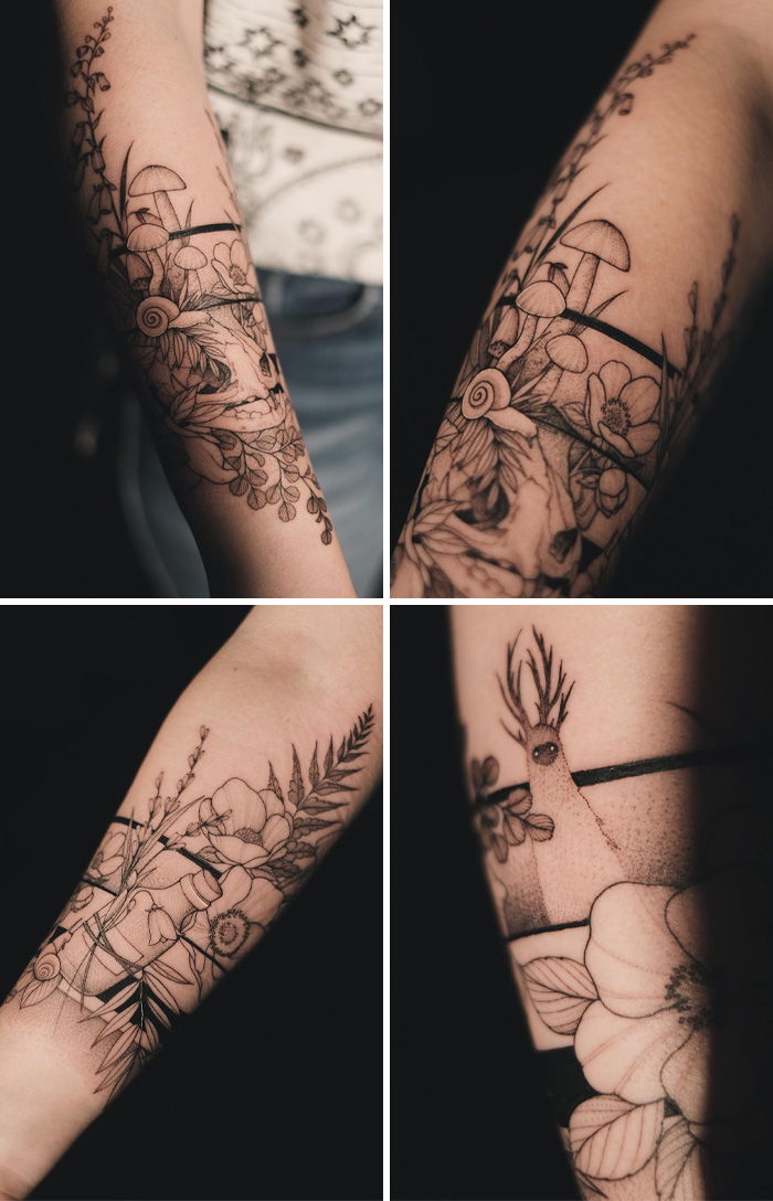 Witchy Vibe Armband Tattoo