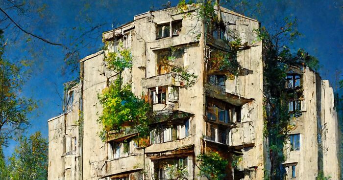 This Artist Tested The Abilities Of A.I. To Create Architectural Paintings In Different Styles (27 Pics)