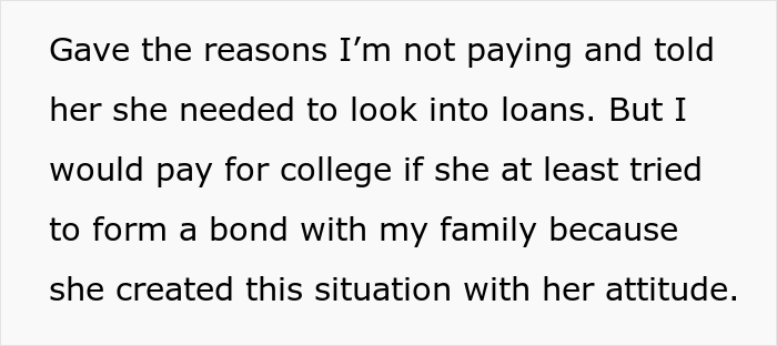 Dad asks if he's a fool for teaching his daughter a lesson in respect to his new wife and child by refusing to pay for her college