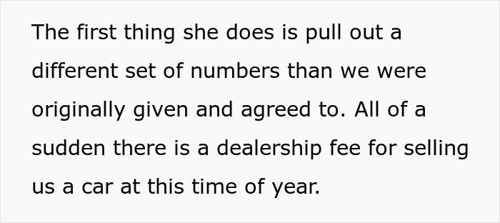 Buyers Maliciously Comply When Car Dealership Gives Them The Ultimatum “Take It Or Leave It”