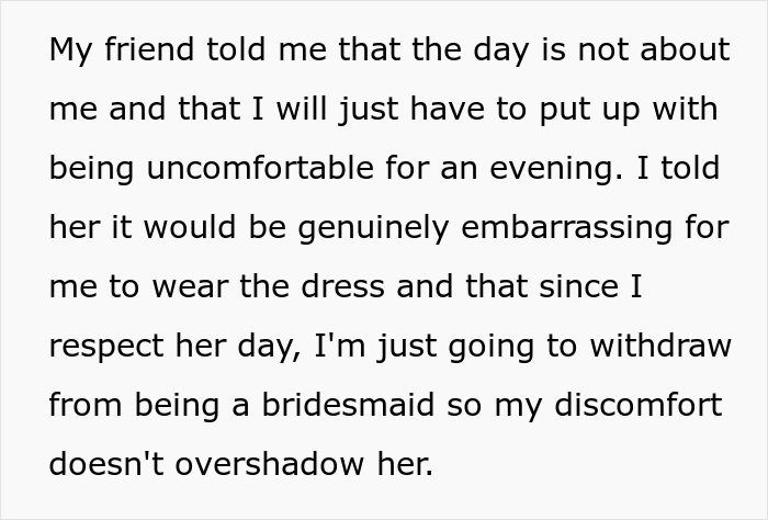"It Would Be Genuinely Embarrassing For Me To Wear The Dress": Bride Livid After Bridesmaid Drops Out Because Of The Dress