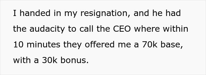 Underpaid Employee Quits And Gets Offered Double The Salary, Teaches Company A Lesson On Valuing Employees