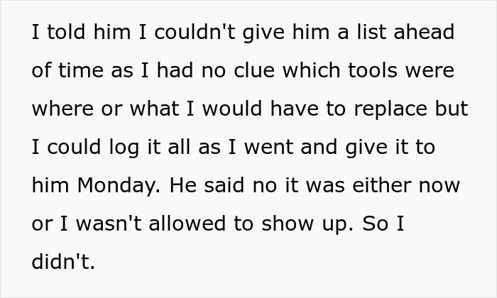 "'You Can't Work Overtime Even Though We're 3000 Behind.' OK, I Won't, Then" "'You Can't Work Overtime Even Though We're 3000 Behind.' OK, I Won't, Then"