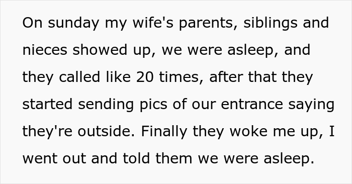 "That Was It": Man Has Had Enough Of In-Laws Visiting Without Notice "That Was It": Man Has Had Enough Of In-Laws Visiting Without Notice