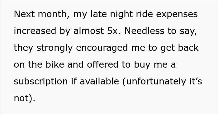 Employee Doesn’t Get Back Their £100 Of Travel Expenses Because They Used An E-Bike Instead Of An Uber, So They Maliciously Comply Employee Doesn’t Get Back Their £100 Of Travel Expenses Because They Used An E-Bike Instead Of An Uber, So They Maliciously Comply
