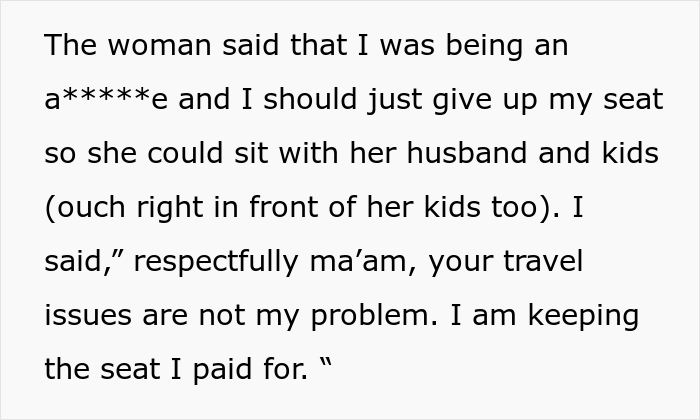 Woman Causes A Scene On A Plane After A Man Who Paid Extra Just To Be There Refused To Switch Seats With Her Woman Causes A Scene On A Plane After A Man Who Paid Extra Just To Be There Refused To Switch Seats With Her