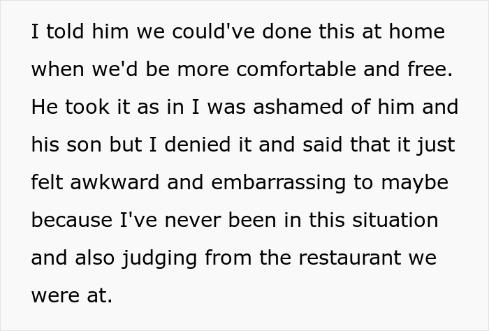“AITA For Telling My Fiancé He Embarrassed Me When He Started Singing ‘Happy Birthday’ To His 5 Y.O. Son At The Restaurant?” “AITA For Telling My Fiancé He Embarrassed Me When He Started Singing ‘Happy Birthday’ To His 5 Y.O. Son At The Restaurant?”
