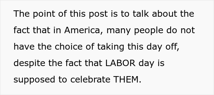 Person Asks The Internet "Can Someone Tell Me Why I’m Working On Labor Day?" And People Chime In