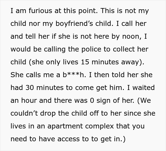 Babysitter Is Fed Up With No-Show Mom, Calls The Cops And They Take The Kid Babysitter Is Fed Up With No-Show Mom, Calls The Cops And They Take The Kid