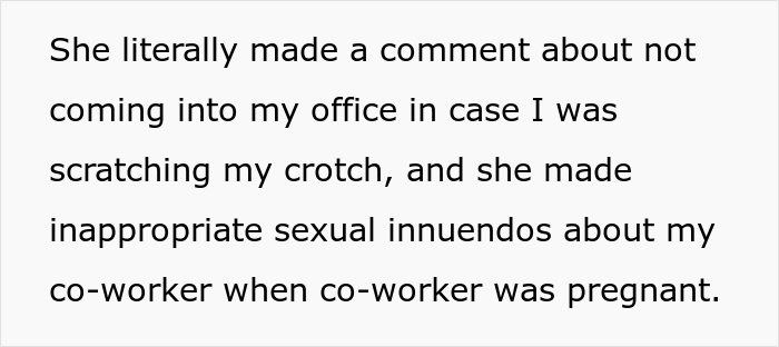 Employee Has Had Enough After Annoying HR Lady Kept Pestering Her About Silly Things And Touching Her Employee Has Had Enough After Annoying HR Lady Kept Pestering Her About Silly Things And Touching Her