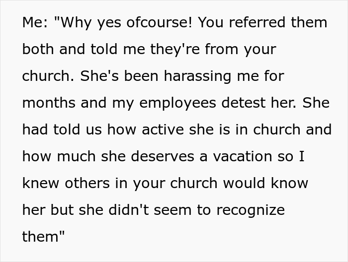 Karen Keeps Demanding Free Things From This Travel Agency Even Though She Already Got A Refund, Gets Embarrassed In Front Of Members Of Her Church Karen Keeps Demanding Free Things From This Travel Agency Even Though She Already Got A Refund, Gets Embarrassed In Front Of Members Of Her Church
