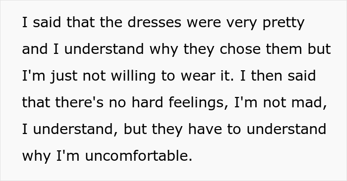 "It Would Be Genuinely Embarrassing For Me To Wear The Dress": Bride Livid After Bridesmaid Drops Out Because Of The Dress "It Would Be Genuinely Embarrassing For Me To Wear The Dress": Bride Livid After Bridesmaid Drops Out Because Of The Dress