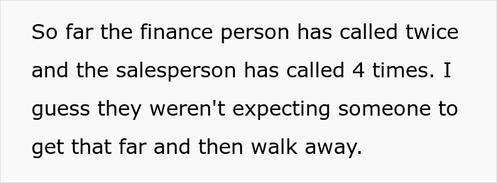 Buyers Maliciously Comply When Car Dealership Gives Them The Ultimatum “Take It Or Leave It”