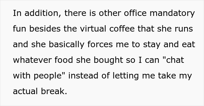 Employee Has Had Enough After Annoying HR Lady Kept Pestering Her About Silly Things And Touching Her Employee Has Had Enough After Annoying HR Lady Kept Pestering Her About Silly Things And Touching Her