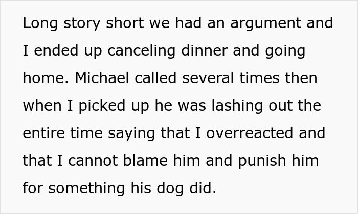 Woman Storms Out From A Dinner With Boyfriend After He Claims His Dog Thinks She's Ugly Woman Storms Out From A Dinner With Boyfriend After He Claims His Dog Thinks She's Ugly