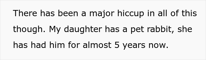 “Am I The Jerk For Making My Daughter Move Her Pet Rabbit Outside Due To My Stepson’s Allergies?” “Am I The Jerk For Making My Daughter Move Her Pet Rabbit Outside Due To My Stepson’s Allergies?”